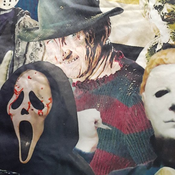 Horror Icons All Over Print Shirt Dri Fit Material Horror Tee - Picture 5 of 10